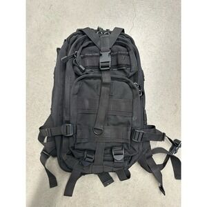 Condor Compact Assault Tactical Backpack Black MOLLE EDC Range Hiking Pack